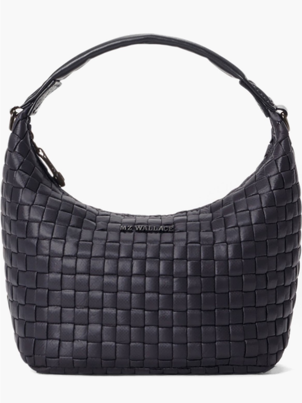 NWT MZ Wallace Woven Crossbody Hobo - Black - Still in plastic bag, never used. - Picture 8 of 10